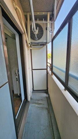 プリンセスコートお花茶屋のバルコニー