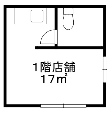 尼崎市南塚口町１丁目の店舗事務所の間取り