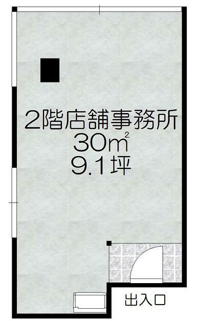 箕面市坊島１丁目の店舗事務所の間取り