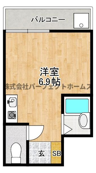 サンライズ枚方の間取り