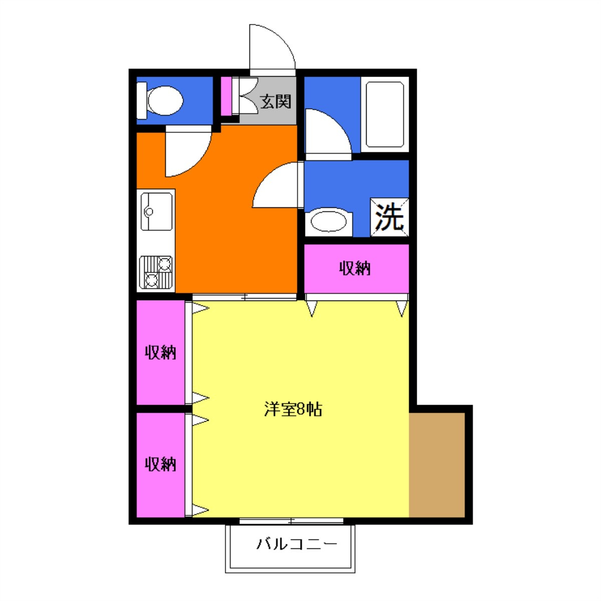 パレス小沢7の間取り