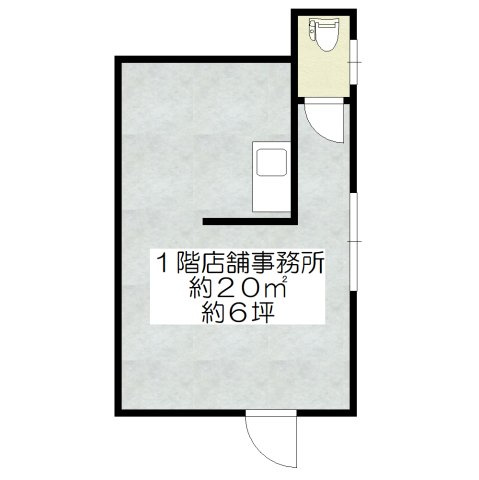 豊中市中桜塚２丁目の店舗事務所の間取り