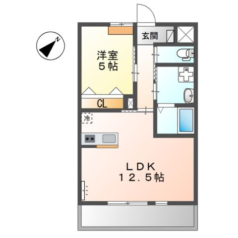 クラールの間取り