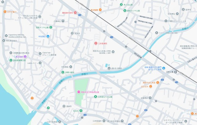 明石市大久保町江井島　第4期　新築一戸建ての地図