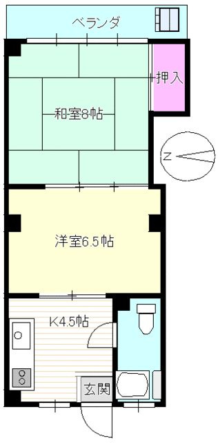 マンション美和の間取り