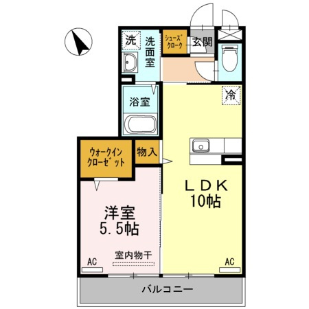 浜の前マンション１３号棟の間取り
