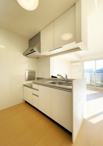 浜の前マンション１３号棟のキッチン