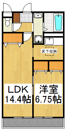 ロイヤルガーデンIの間取り|※間取りは1階のもの