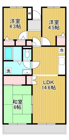 ミナミスクウェアの間取り