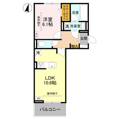D-Gran西本町の間取り