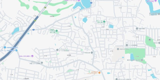 ●26(土)27(日)現地説明会！　奈良市五条畑　第6期　全2邸の地図