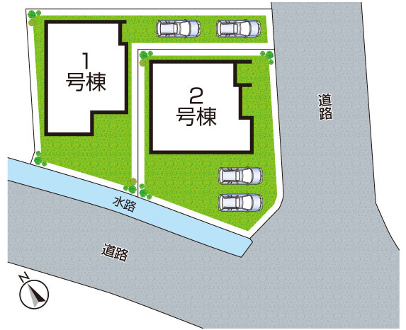●19(土)～23(日)現地説明会！　奈良市五条畑　第6期　全2邸の区画図|全2区画