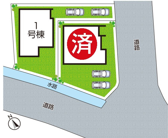 ●31(土)1(日)3(祝)現地説明会！　奈良市五条畑　第6期　全2邸の区画図|全2区画