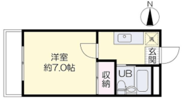 川崎市高津区　ドリームハイツの間取り