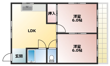 丸矢マンションの間取り