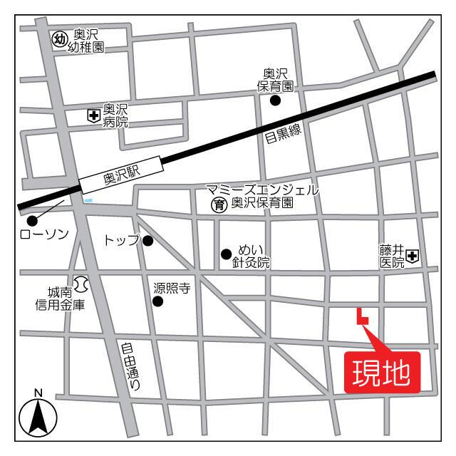 ＣＯＳＭＯハウスの地図