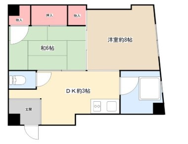 中一ビルの間取り