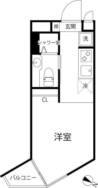 エスポワール中目黒の間取り