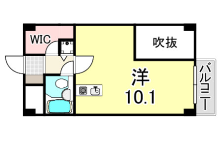 ホープ芦屋の間取り
