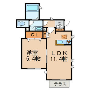メゾン・ド・ウームⅡの間取り
