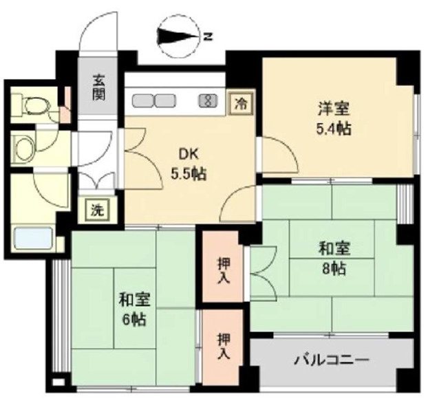 シャンクレール日本橋の間取り