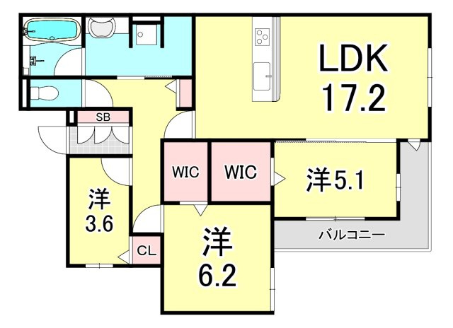 GreenPalace樋之池の間取り