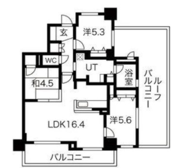 リベール東灘青木の間取り