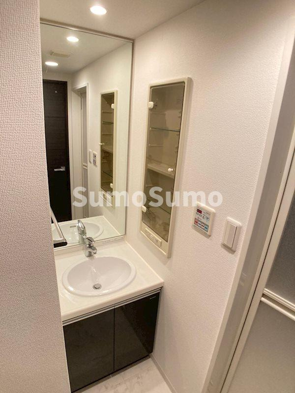 S-RESIDENCE難波Vialeの洗面所