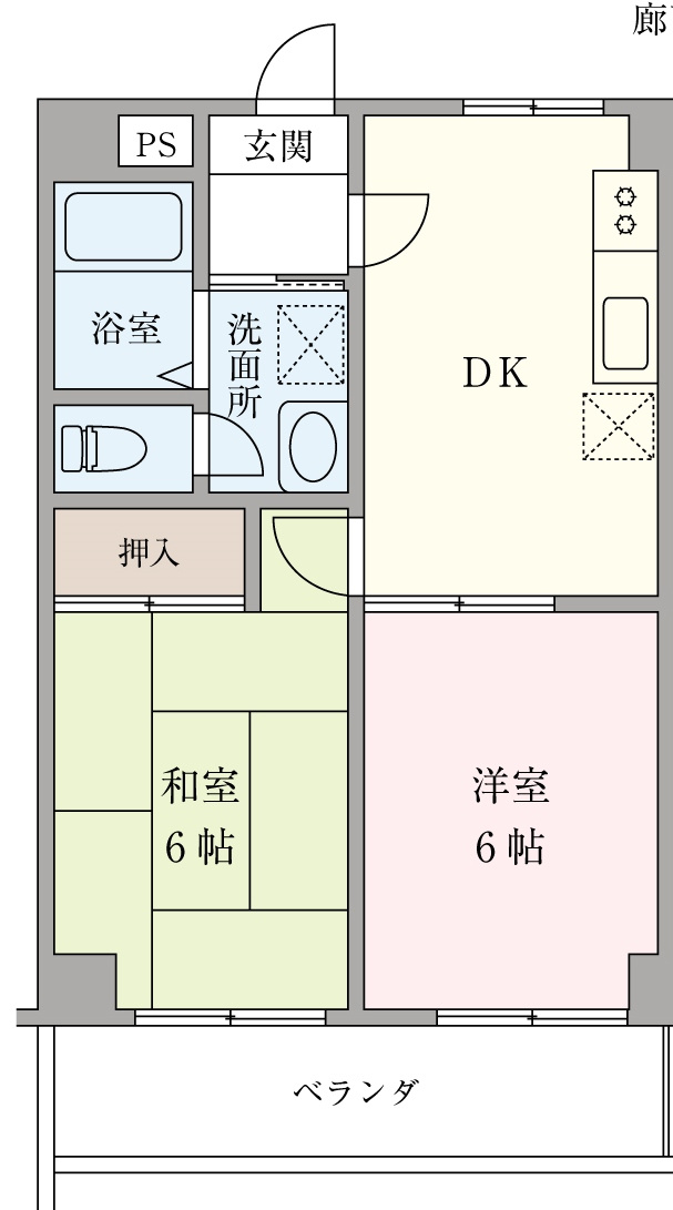 メゾン・ド・プランタンの間取り|間取図