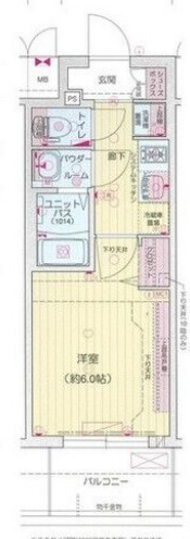 プレリス阿波座Bloomの間取り