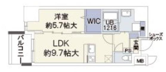 ドミツィール福の間取り