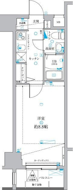 グランドコート親水公園の間取り