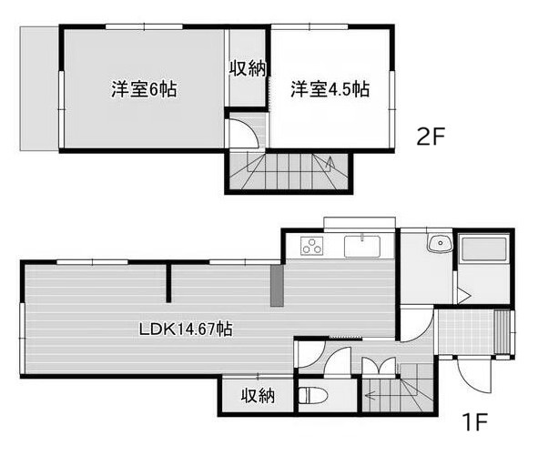 【間取り】 | 加須市栄貸家