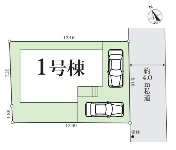グラファーレ八千代市八千代台北17丁目36期の区画図
