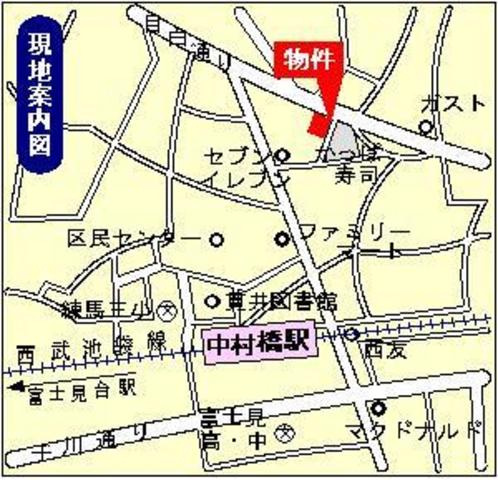 ザ・杉の木山の地図|★現地案内図★