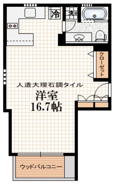 ザ・杉の木山の間取り|【仲介手数料５０％】★広々洋室16.7帖★