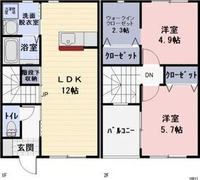 オリエンタル・コートの間取り