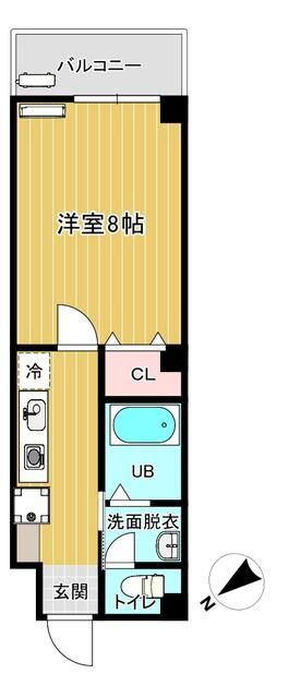 シャルマン谷塚Ⅴの間取り