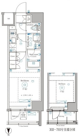 DIPS野方RESIDENCEの間取り