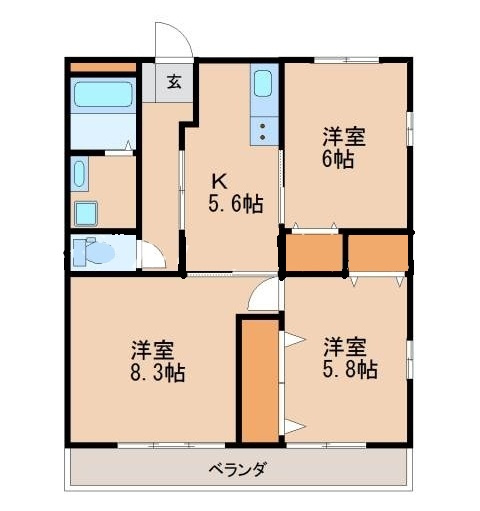 プレアデス2017【キャッシュバック対象物件】の間取り