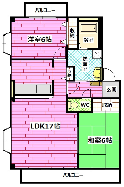 フォブール山田の間取り