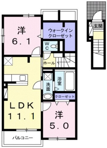 セゾンオージュの間取り