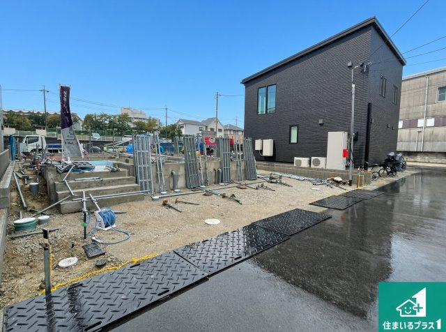 明石市大久保町江井島　第4期　新築一戸建ての外観|現在建築中！落ち着いた街並みで新生活を始めることが出来そう！周辺の物件も併せてご紹介させて頂きます！