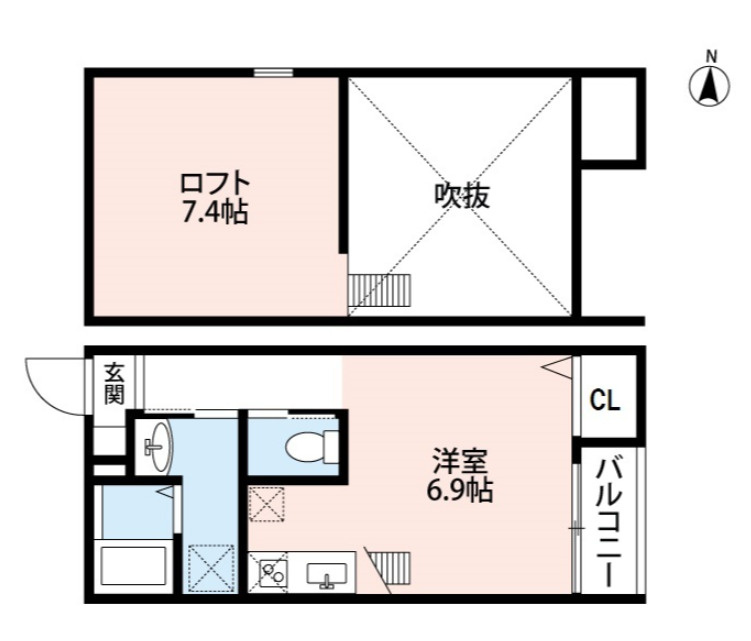 Escada SOGAの間取り