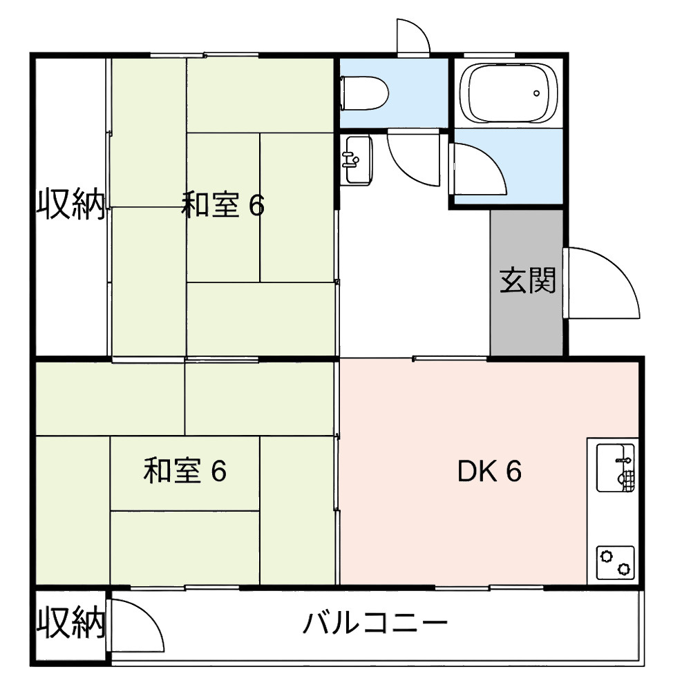 メゾンユングフラウ　　刈谷市近郊の賃貸ならクラスホーム刈谷店の間取り