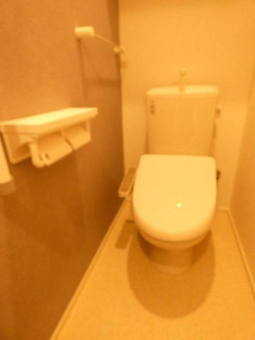 ゆったりとした空間のトイレです