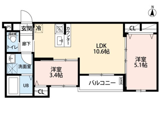【間取り】 | robot home 鶴里Ⅱ