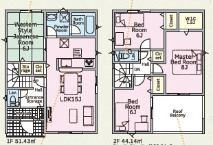 ♥♥糸満市兼城第4－1号棟（全4棟）の間取り|1号棟間取り図