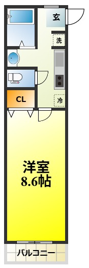 ヴィラフィオーレⅤの間取り