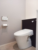 清潔感のあるトイレです